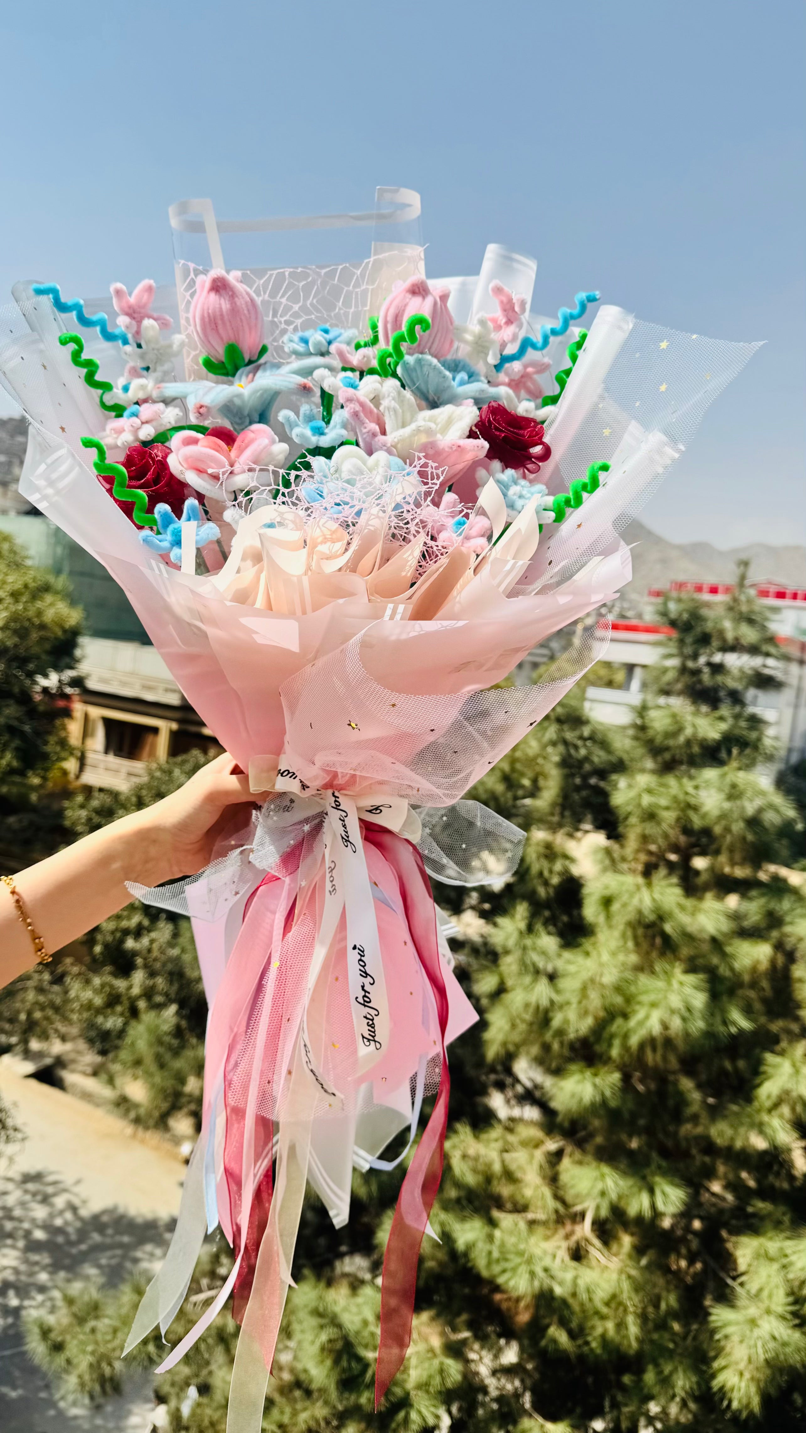 دسته‌گل شیرچایی کلان – کالکشن ژولیت