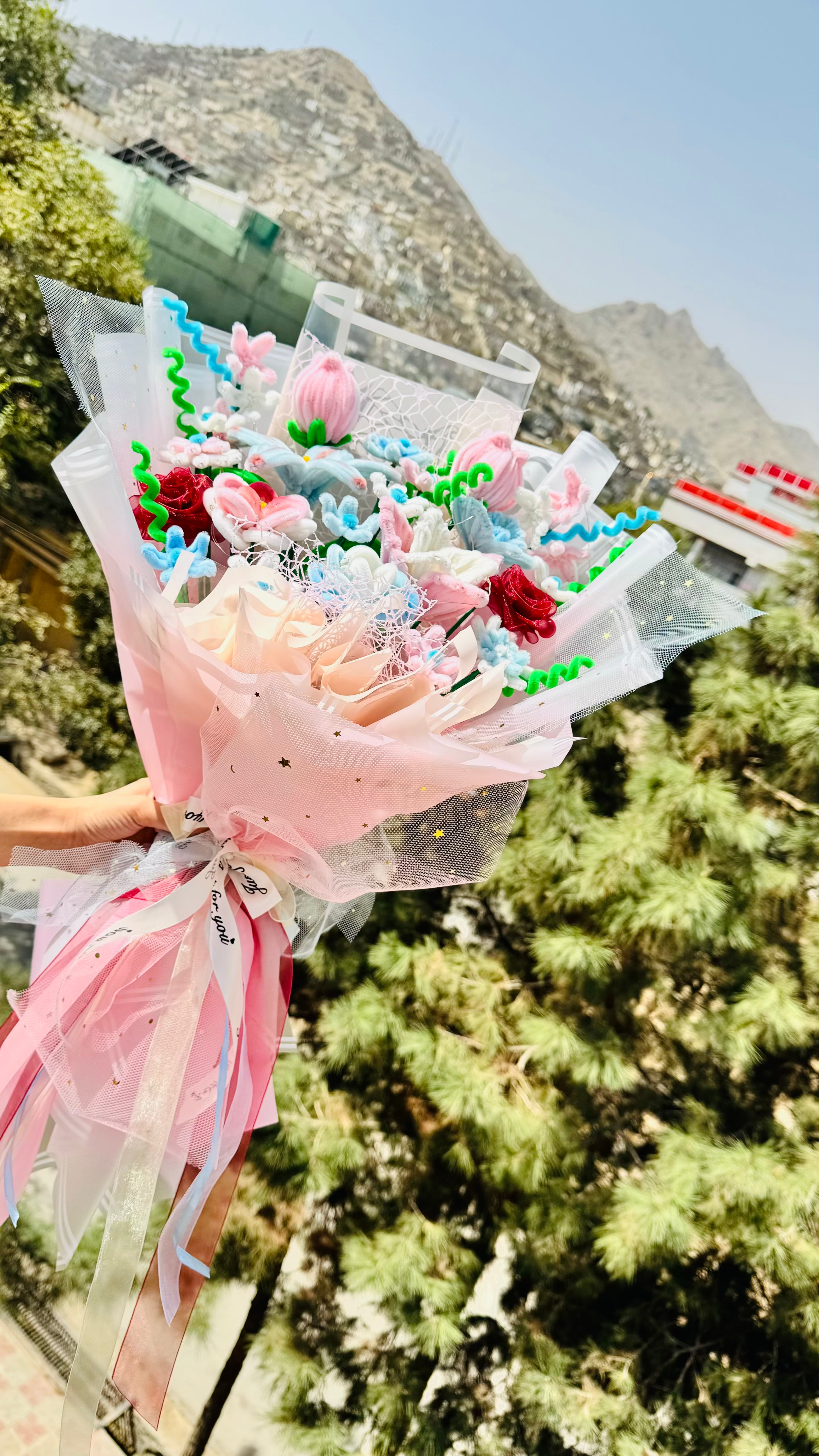 دسته‌گل شیرچایی کلان – کالکشن ژولیت